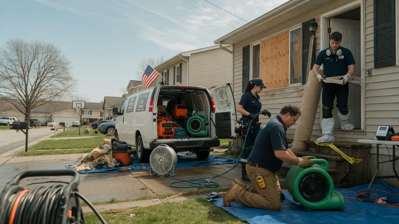Water Damage Restoration in Fairchance, PA near me